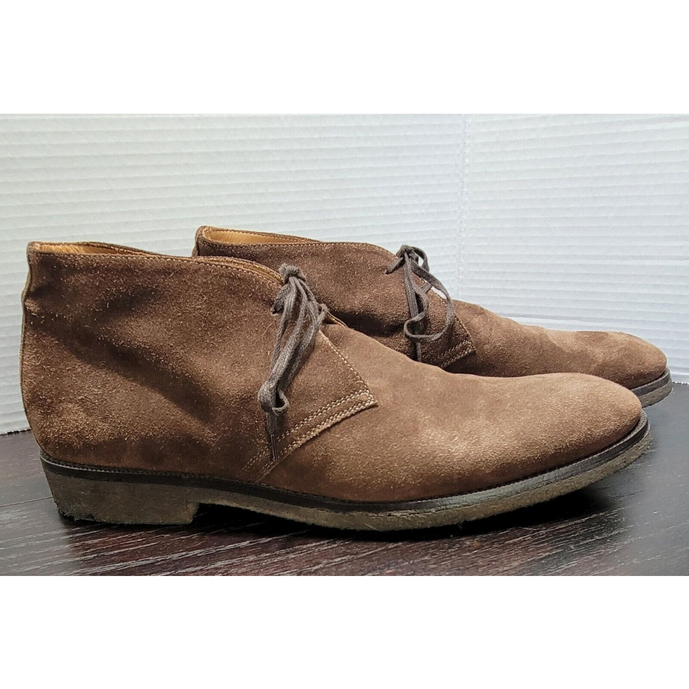 Beckett And Robb Corso Chukka Boots. Chocolate Brown Suede Mens US 11